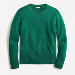New without tags J. Crew Classic Fit Cashmere Sweater Green Small BA400